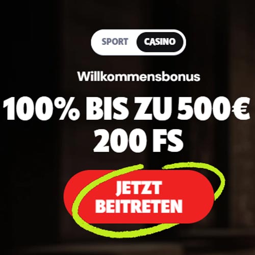 Supabet Casino Bonus: 100% bis zu 500€ und 200 Free Spins